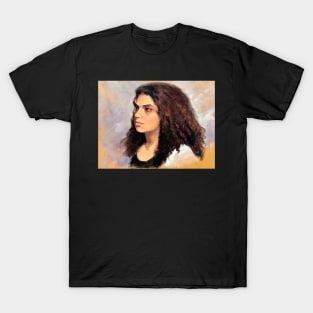Portrait of Natalie ~ oil painting T-Shirt